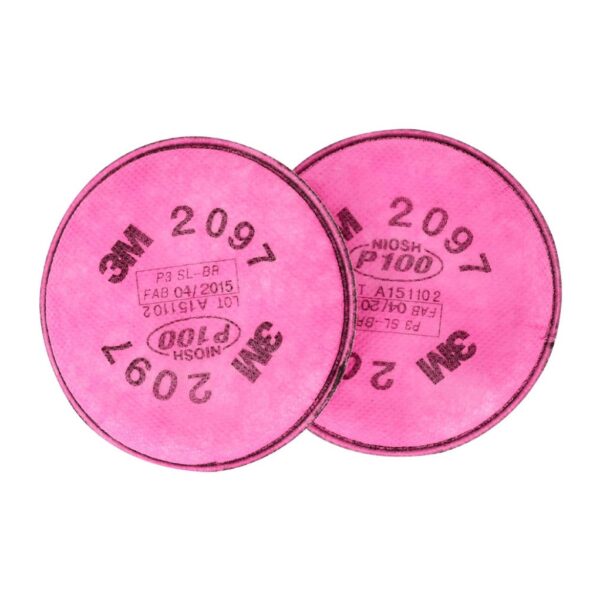 3M 2097 FILTRO VAPORES ORGANICOS PQTE x 2und - Image 3