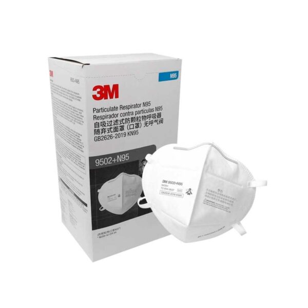 3M 9502 RESPIRADOR SIN VALVULA N95 BLANCO (CAJA X 50 UNID) - Image 2
