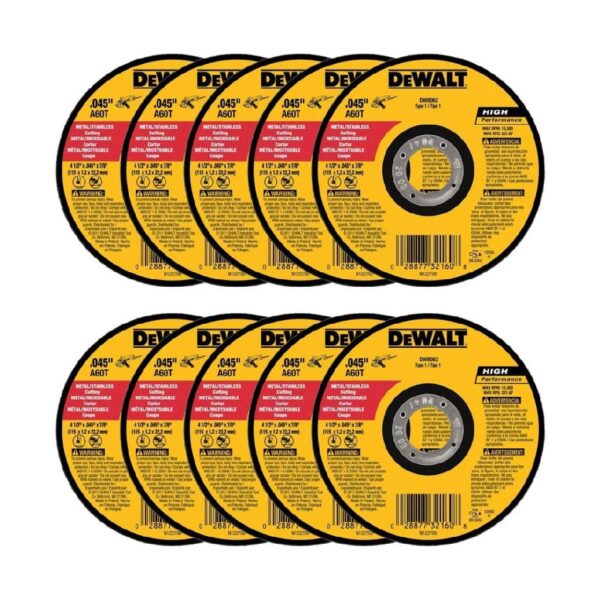 DEWALT DISCO CORTE METAL FINO 4.1/2X0.045 DW8062 - Image 2