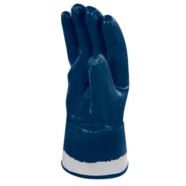 DELTA GUANTES NITRILO BEIGE - AZUL NI175 MANGUITO 6CM TALLA 9 - Image 2