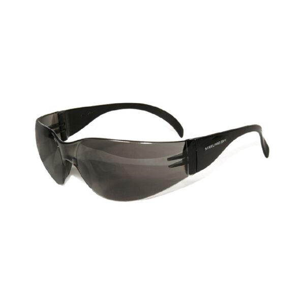 STEELPRO GAFAS DE SEGURIDAD SPY LENTE OSCURO (CAJA X 12 UND)