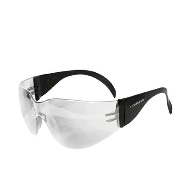 STEELPRO GAFAS DE SEGURIDAD SPY LENTE CLARO (CAJA X 12 UND)