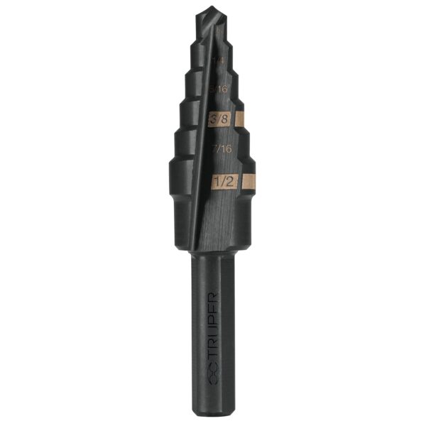 TRUPER BROCA ESCALONADA E-6 L60MM 1/4" RP 3/16" - 1/2"