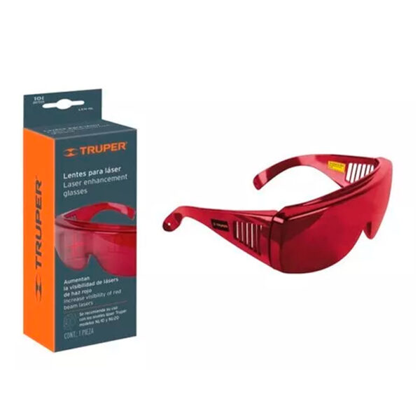 TRUPER GAFAS PARA NIVEL LASER UV / ANTIRAYADURA - Image 2